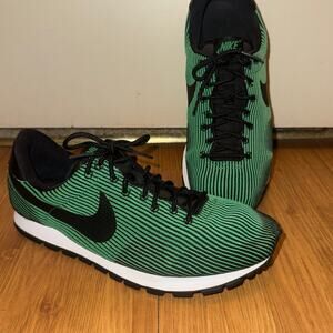 Nike Air Pegasus 83 Knit Jacquard Green Black 828406-001 Women’s Size 9 EUC